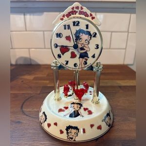 Betty Boop Porcelain Clock